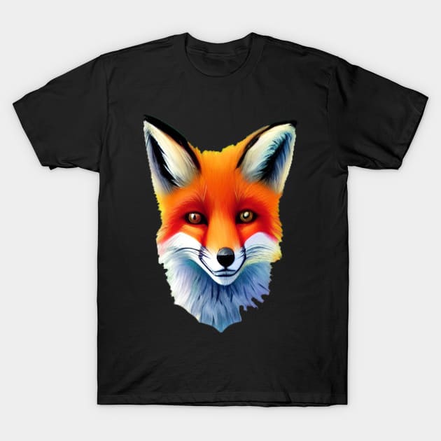 BEAUTIFUL BROWN EYED FOX CUTE T-Shirt by sailorsam1805